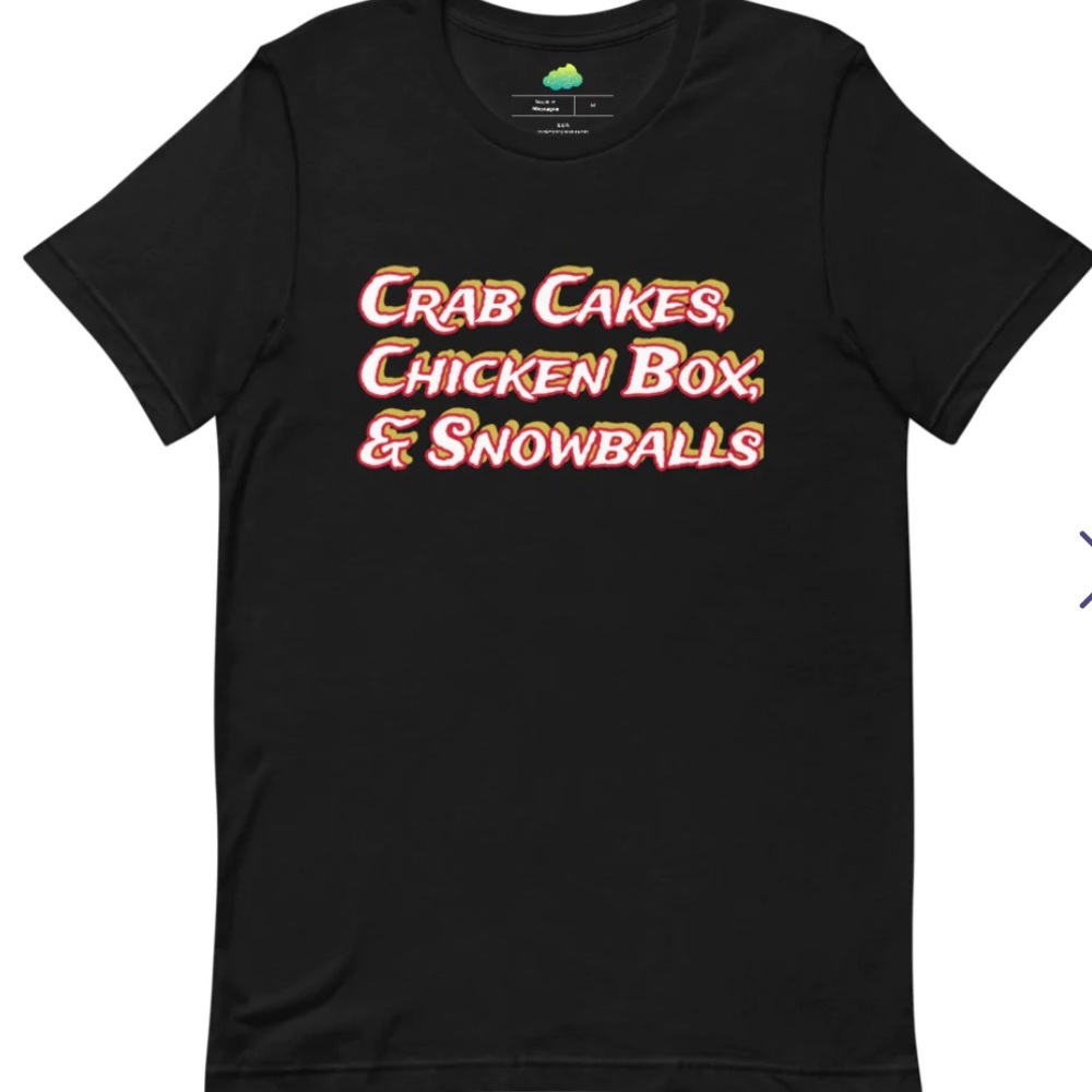 Rep Your State Maryland Iconic Foods Bella Canvas T-shirt